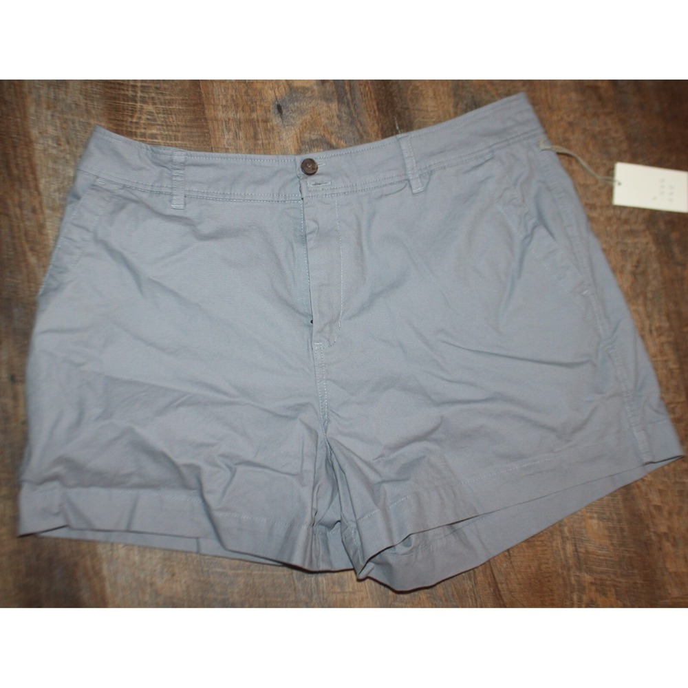 Women's High-Rise Everyday Shorts - A New Day Gray 17